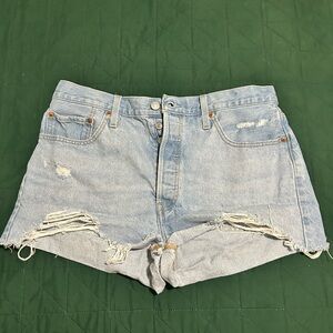 Signature by Levi Strauss Light Blue Jean Shorts